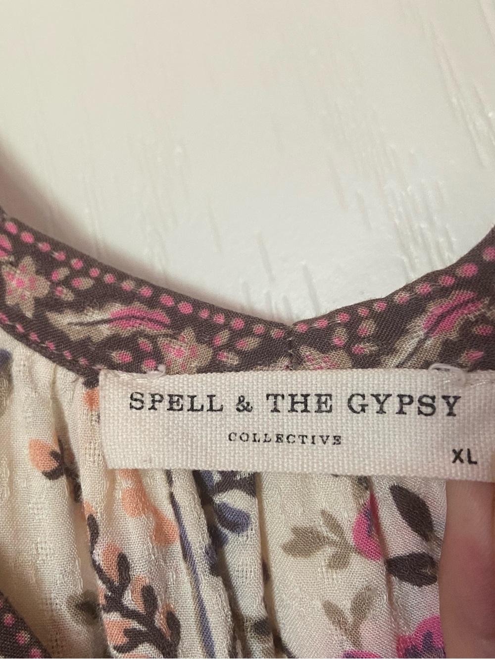Spell & The Gypsy Collective Maisie Dress | White Pink Floral | Size XL - Picture 9 of 10